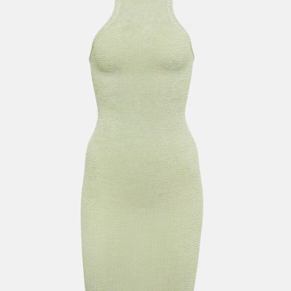 Hunza G Strapless Mint Dress - Picture 1 of 8
